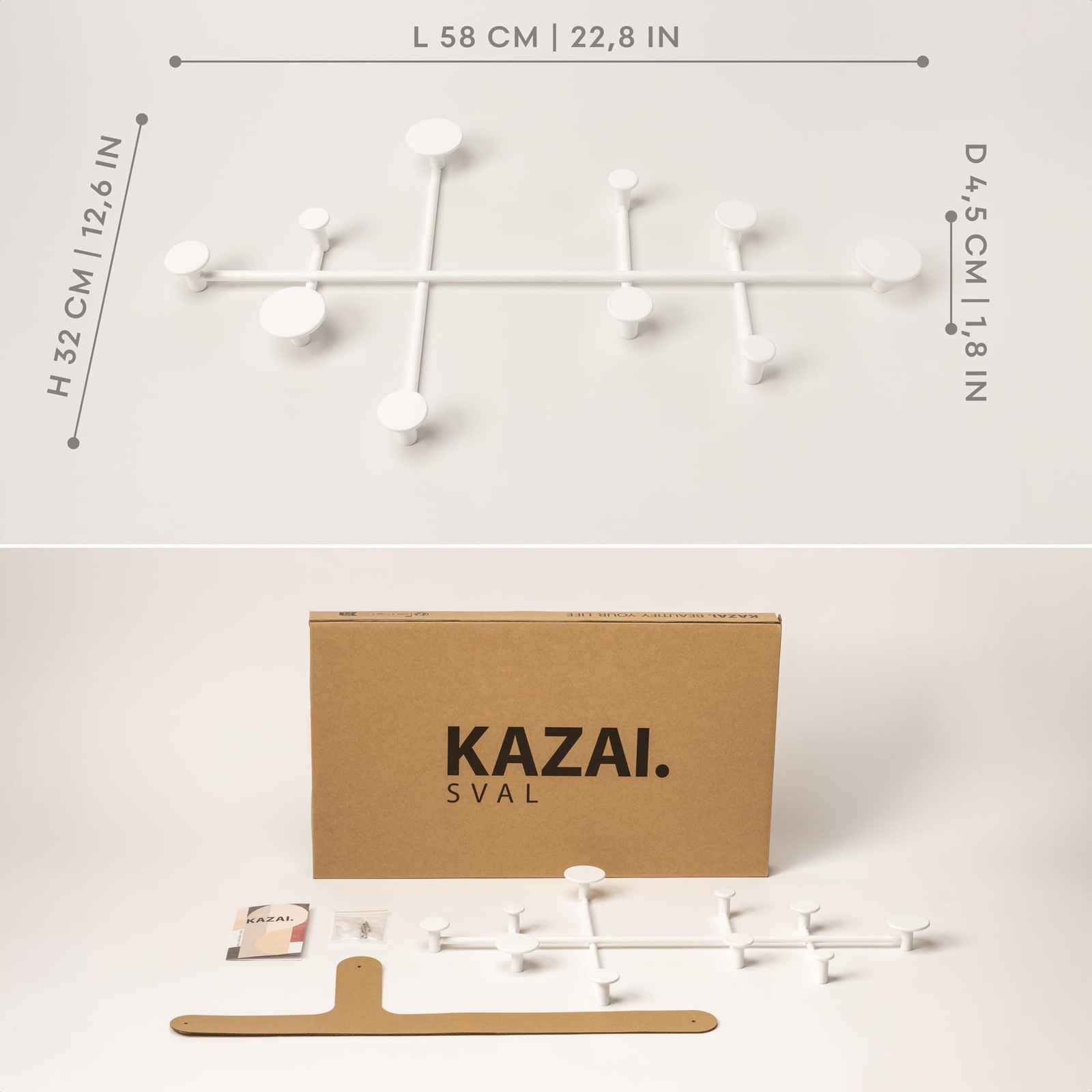 Kazai. ‘Sval’ Wall Wardrobe | Minimalist Coat Hook Design from Berlin | Moder…
