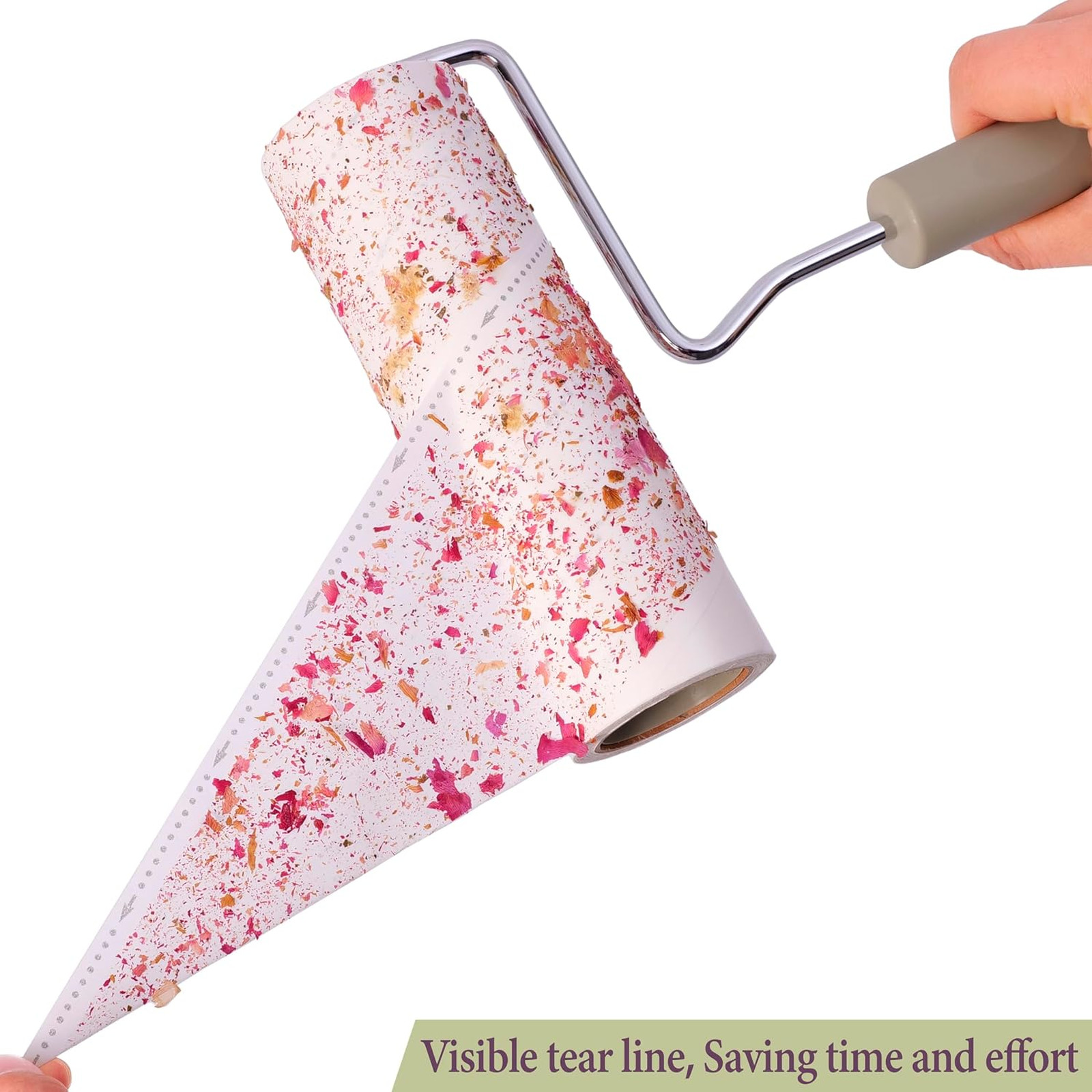 Giant Lint Roller Extra Sticky Large Surface Pet Hair Cloth Curtain Carpet