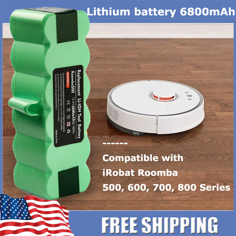For iRobot Roomba 500 595 600 650 700 780 790 800 880 960 6.8Ah Li-ion Battery