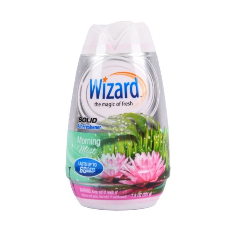 12x Wizard Solid Air Freshener Morning Mist 7.8oz