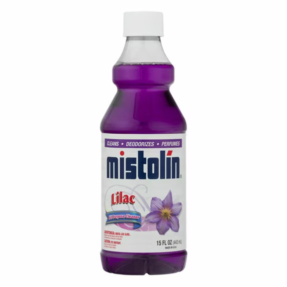 Mistolin Lilac All Purpose Cleaner 15oz Multi Surface Concentrated Pack of 12