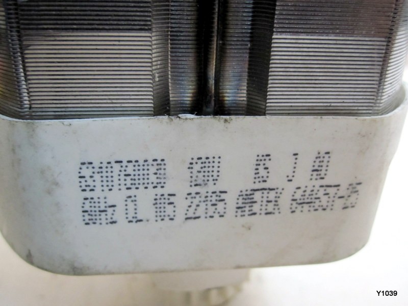 Sebo Felix Brush Motor. 6310760030 120v 22195 ametek 655657-25