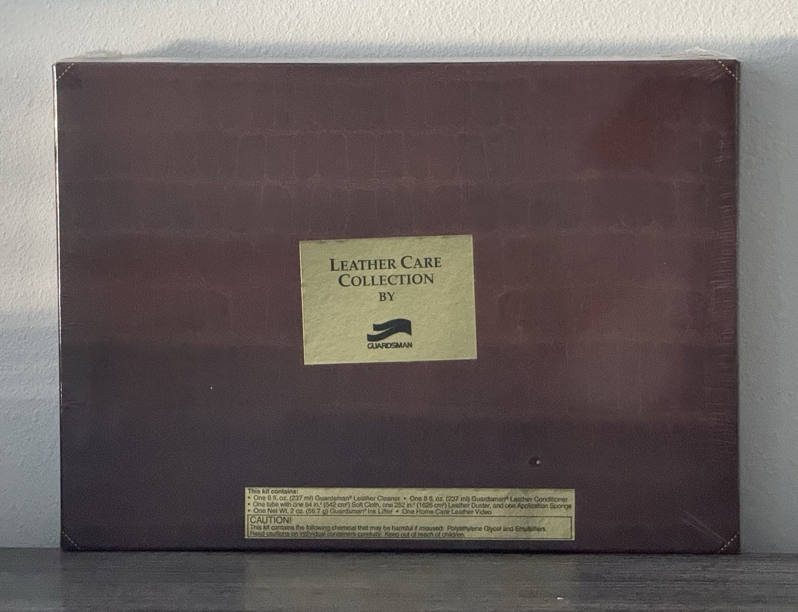 New SEALED Upholstery Leather Care Collection Kit By Guardsman