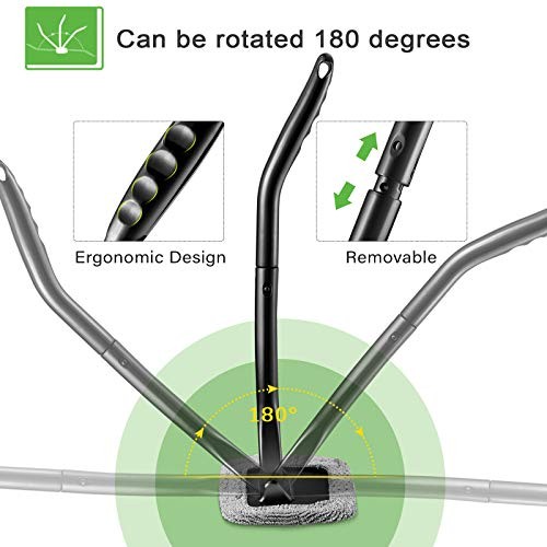 2 Pack Windshield Cleaner Car Window Cleaner Auto Window Cleaner Gray, Green