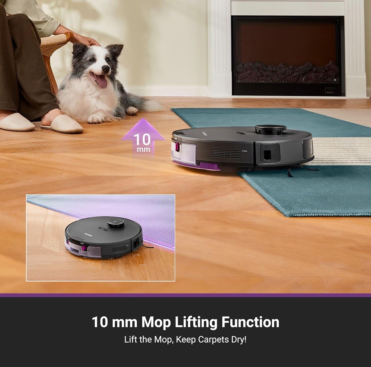 Eureka E20 Plus Robot Vacuum with Bagless Self Emptying Station, Robotic Vacu…