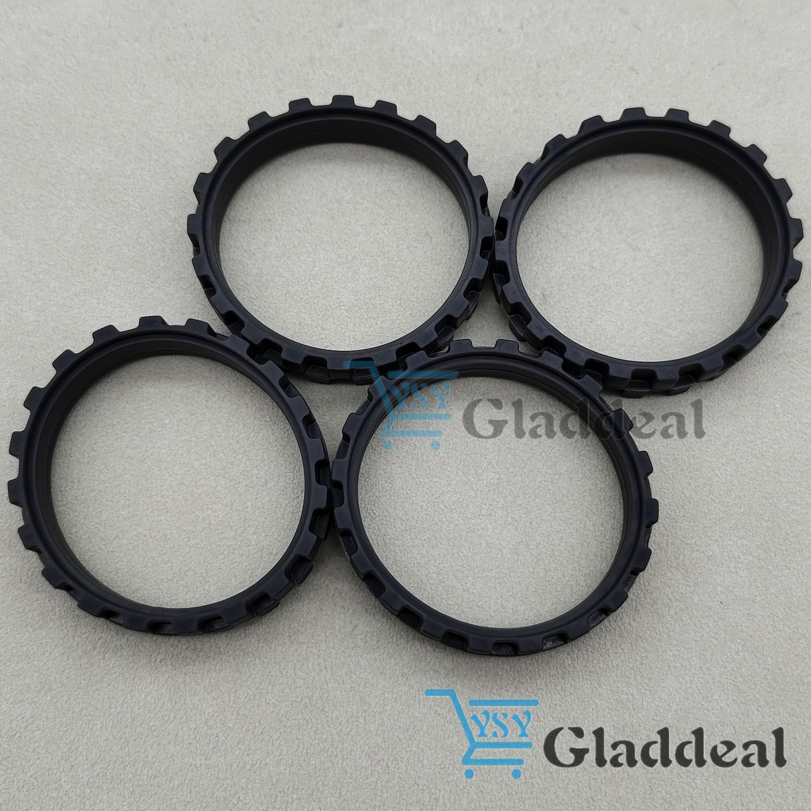 4X Vacuum Robot Tires for Irobot Roomba Wheels Series 5/6/7/8/9/I7 S9+ Anti-Slip