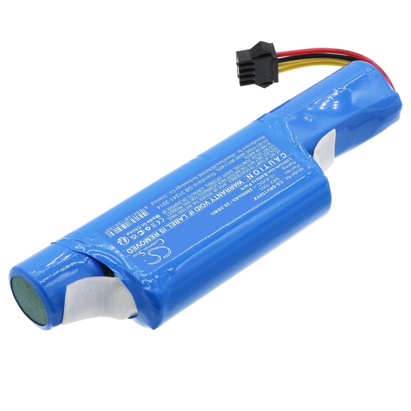 BATTERIE 2600mAh SRX 1001 For Beko VRR 60110 VW, Sencor SRV 2230TI SRX 1001