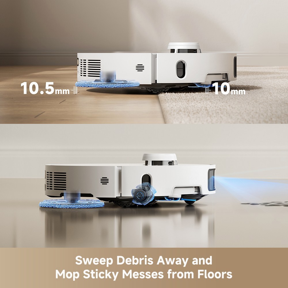 Mova P10 ProUltra Refurbished A Robot Vacuum Mop 13000Pa 140°F Hot Water