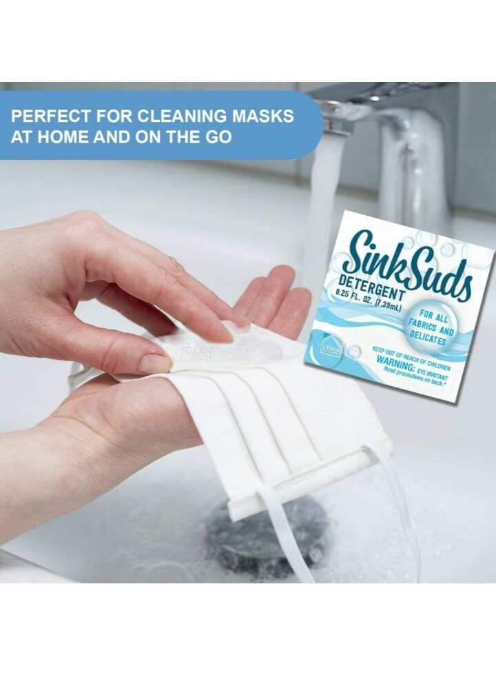 SinkSuds Laundry Detergent | Travel Size Liquid Soap | TSA Compliant 8 Pack