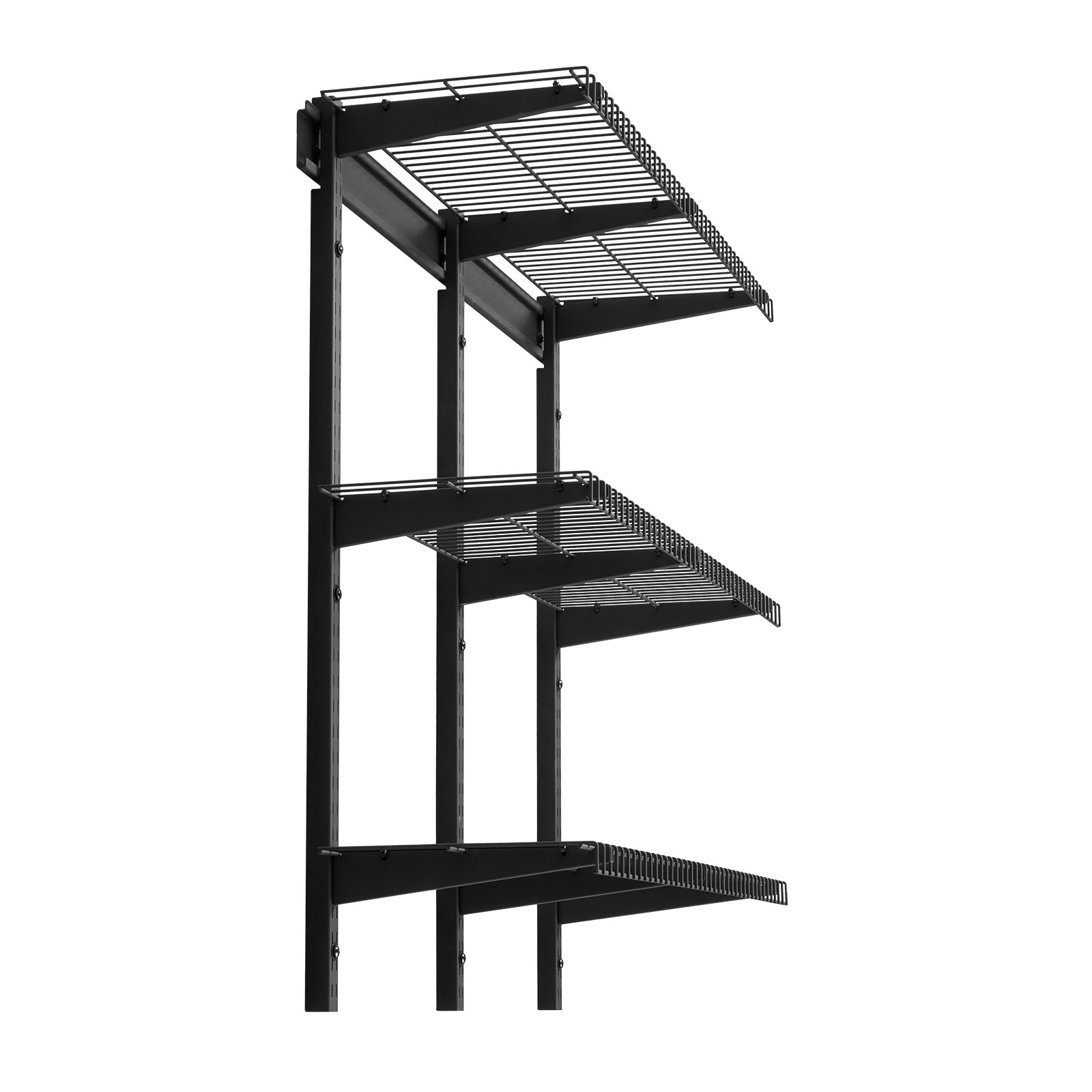 VEVOR 0.9 x 3 ft Garage Wall Shelving 450 lbs Total Wall Mounted Garage Shelving