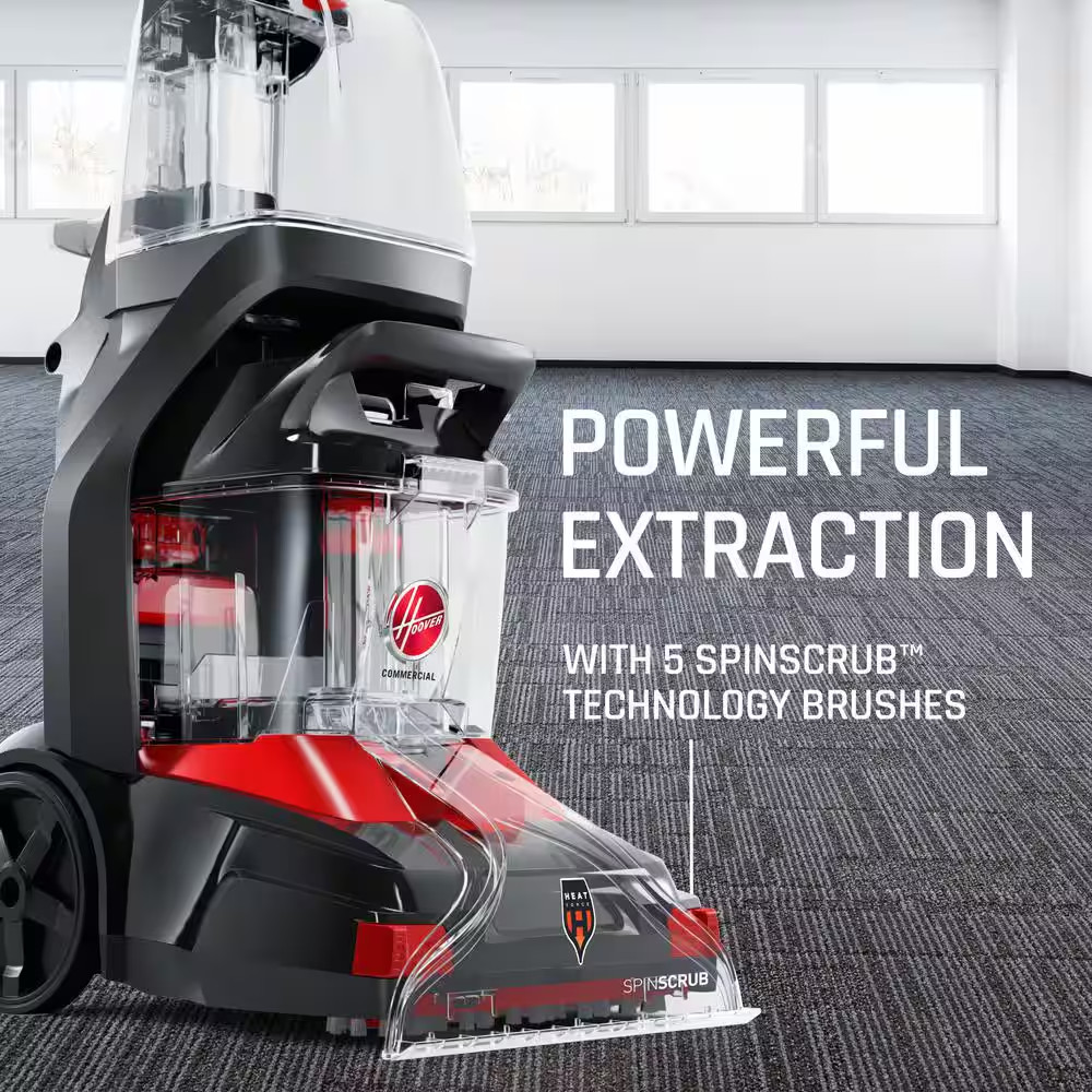 Commercial Spot Extractor Carpet Cleaner Machine, Upright Shampooer, Commercial