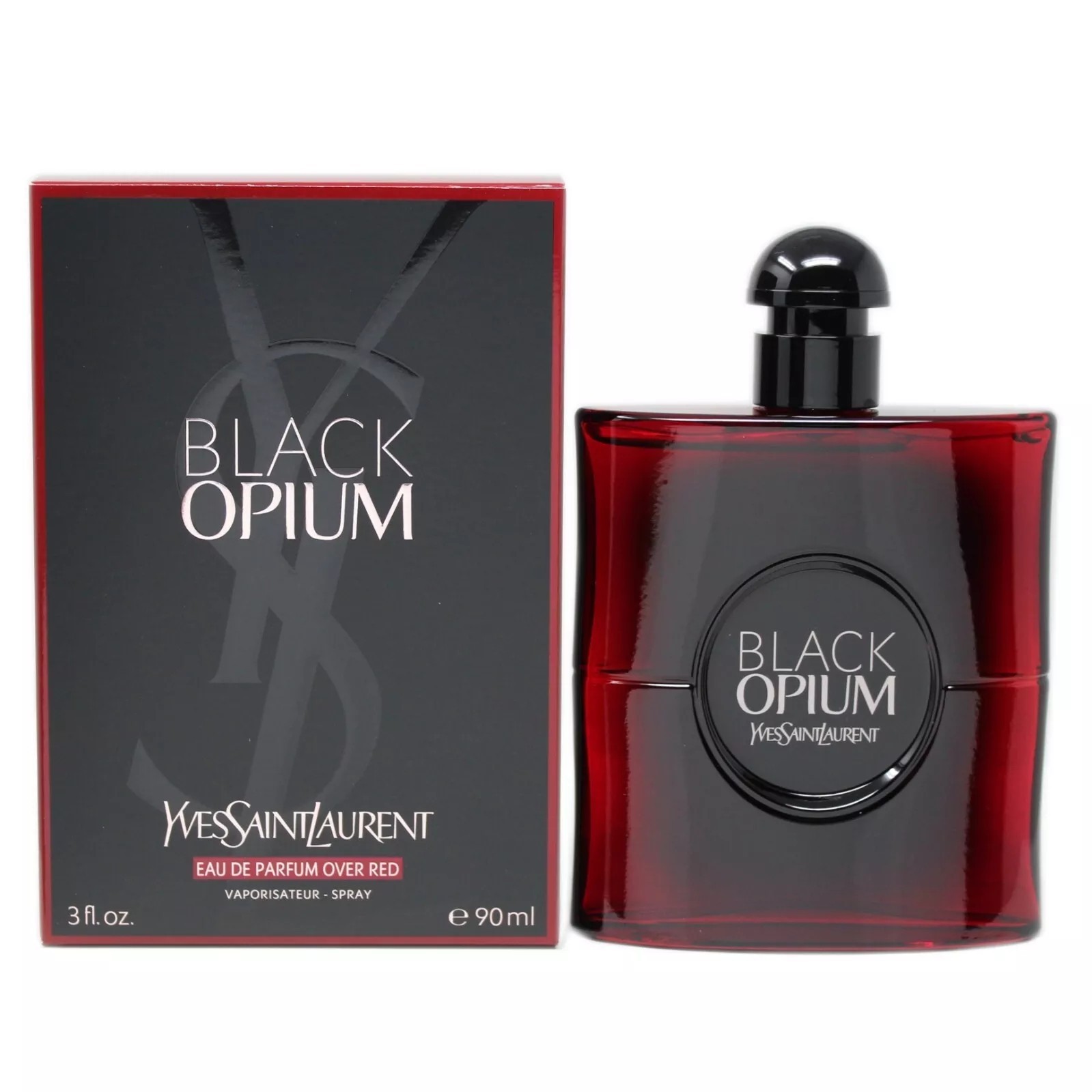 New EDP Women’s Sealed 90 ml Black OPIUM OVER RED 3 oz Spray US Shipping