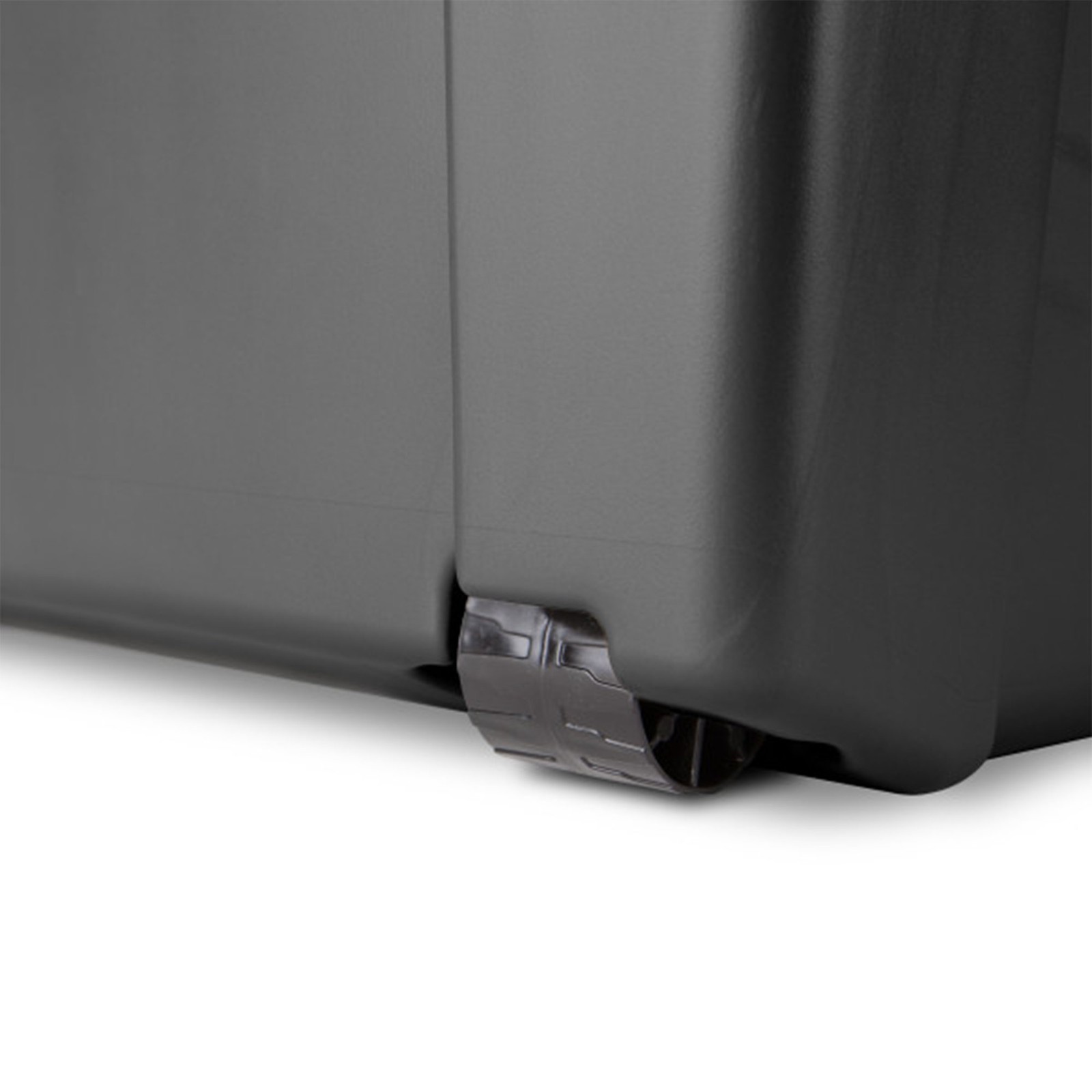 Sterilite Footlocker Stackable Storage Bin with Latching Lid with Wheels, 2 Pack