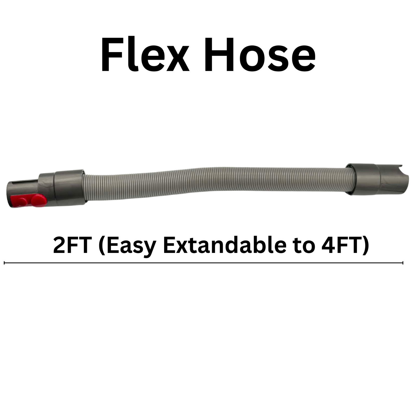 Extension Hose Brush Crevice for Dyson V7 V8 V10 V11 V15 Duster Tool Accessories