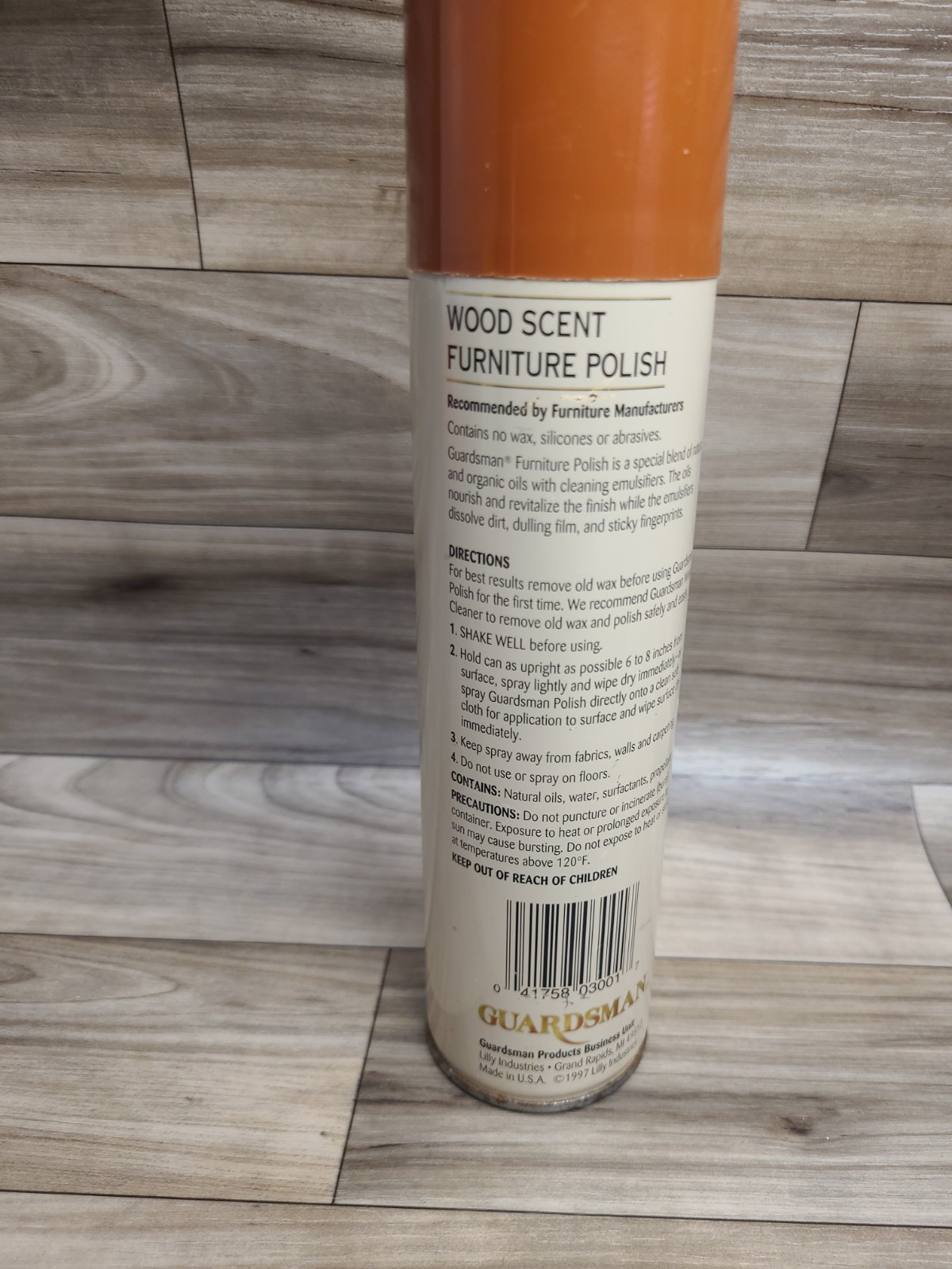 NEW Vintage Guardsman Furniture Polish Spray 12.5 oz – Woodland Fresh Scent