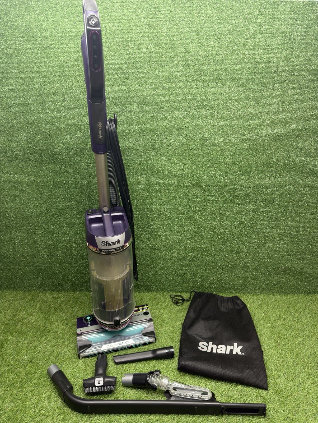Shark PowerDetect DuoClean Upright Vacuum Cleaner AZ4000C w/ Attachments Bundle