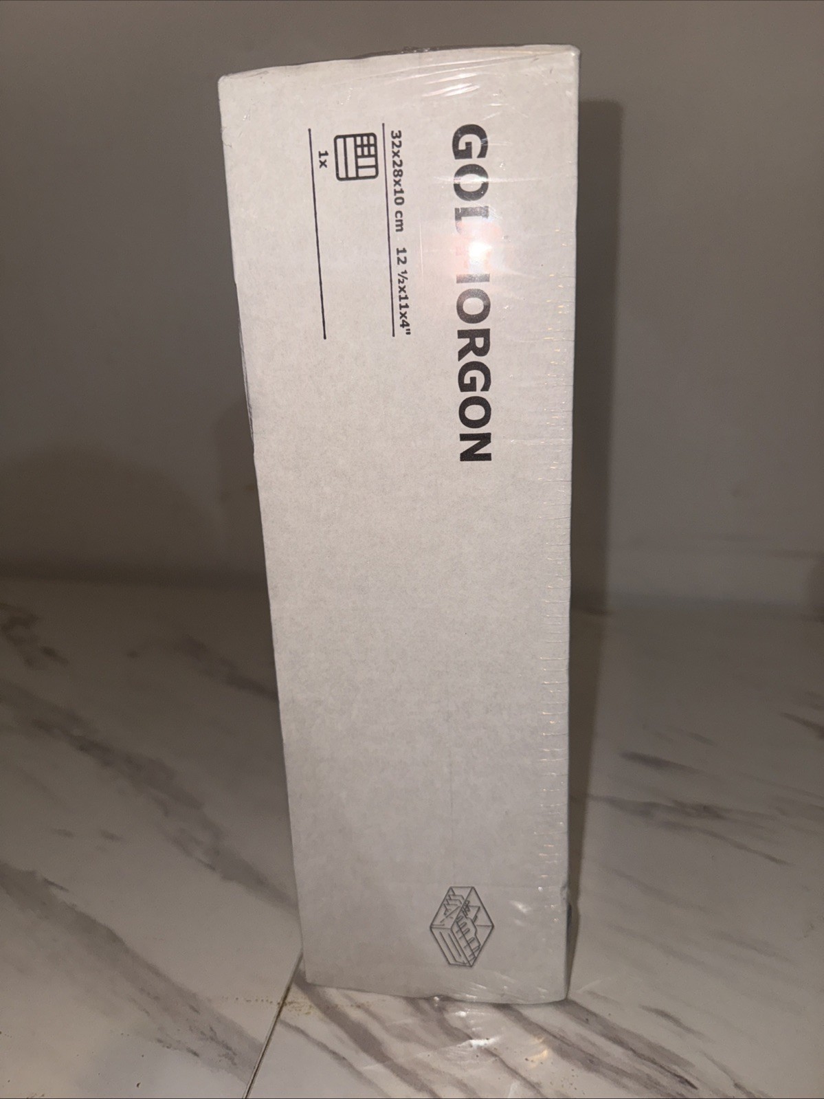 IKEA GODMORGON Storage Box with Compartments 32x28x10 Cm – 12 1/2x11x4”