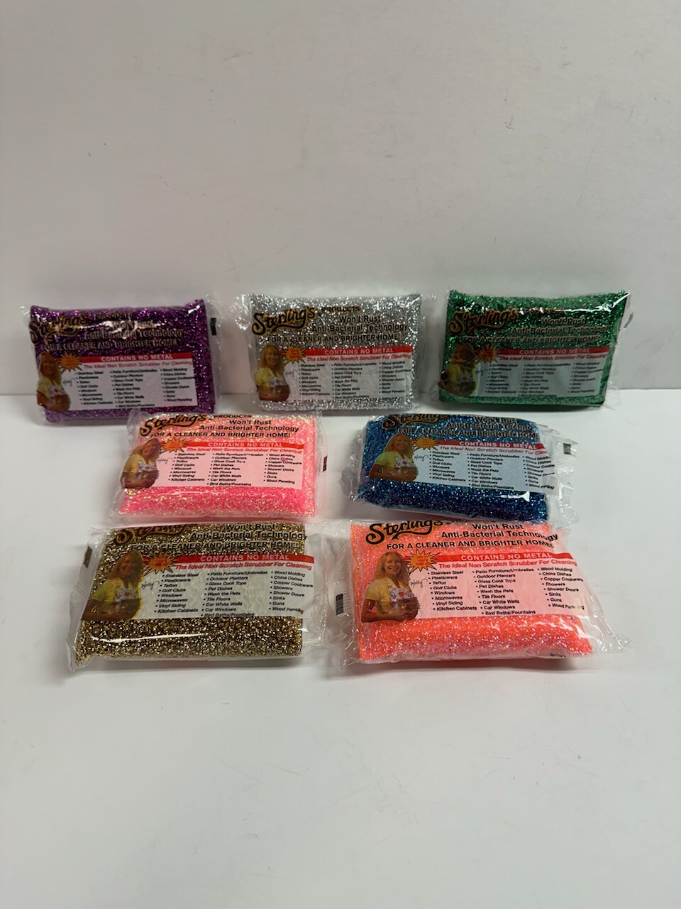 Sterling’s Sponge 10 Pack – Non-scratch, Anti-Bacterial Sponge – Made in Israel