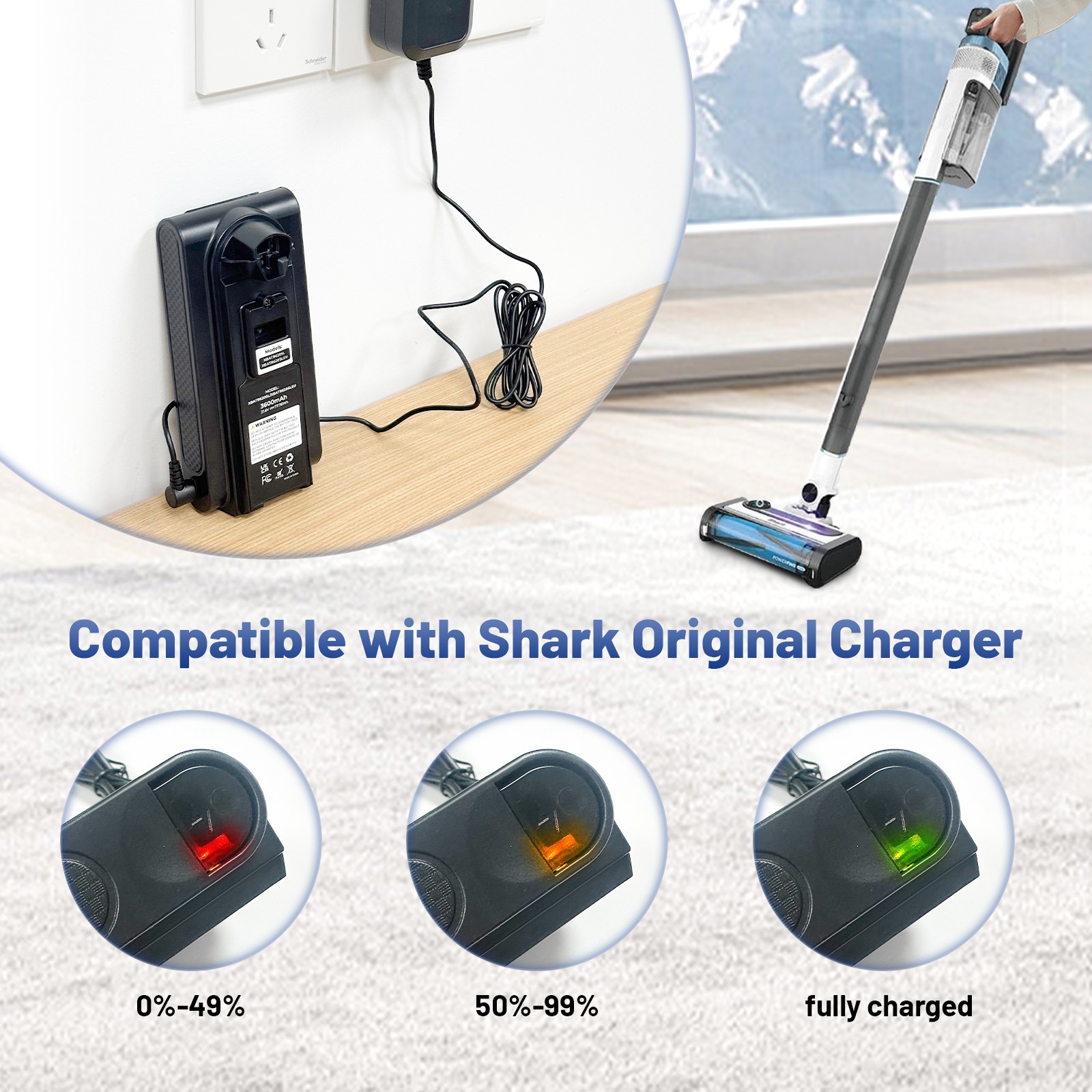 New XBATR620SL LITHIUM-ION BATTERY For SHARK UZ565H IZ531H IZ540H IZ562H IZ662H