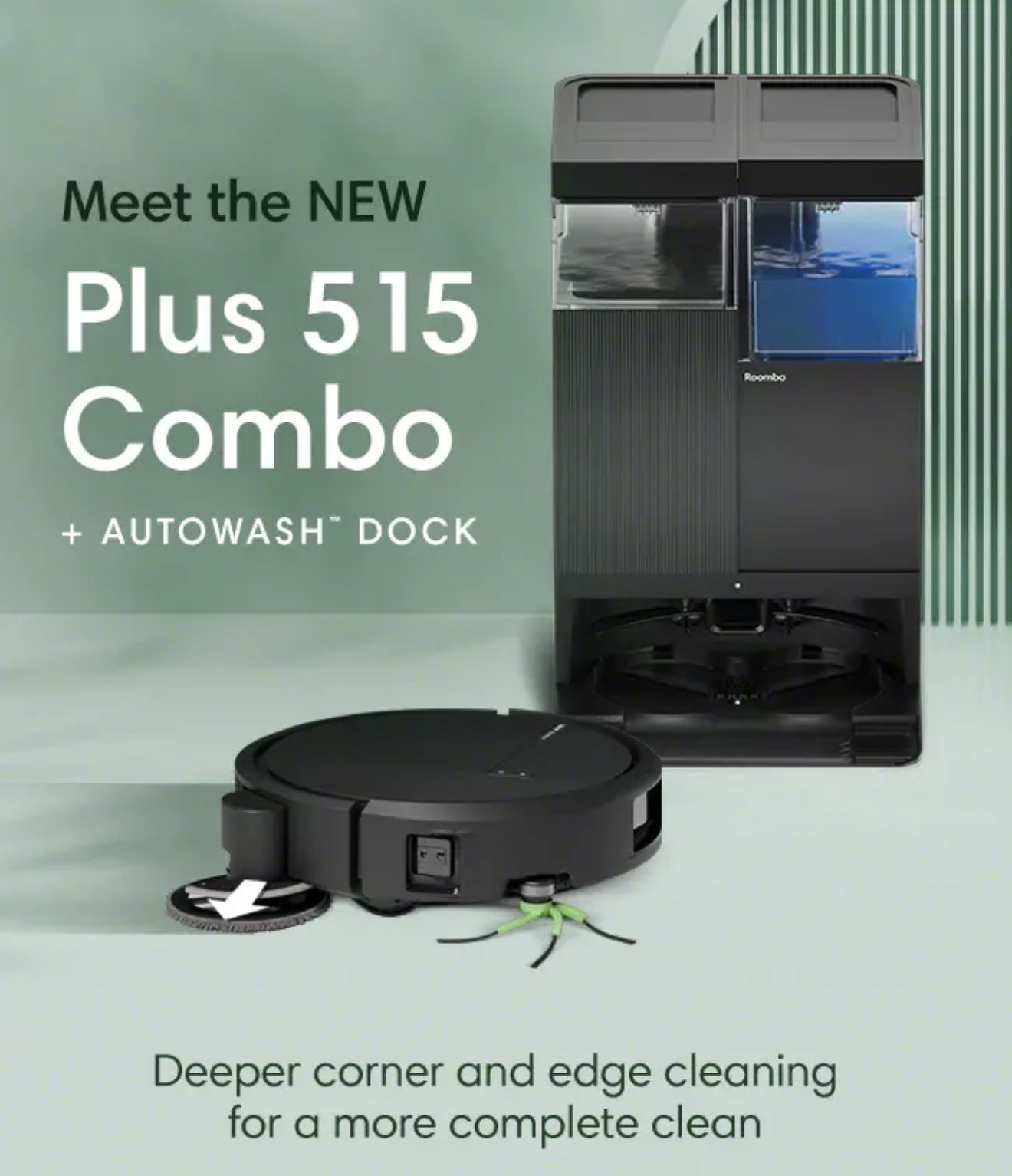 NEW IRobot Roomba Plus 515 Combo + AutoWash dock Vacuum & Mop 80X SUCTION LATEST