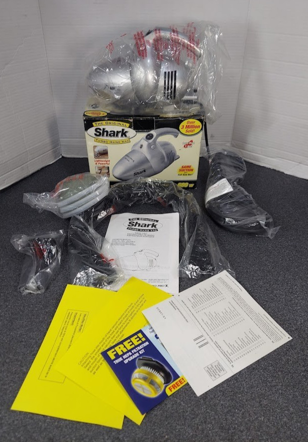 SHARK Turbo Hand Vac with 3 Extra Filters I Added in the Box