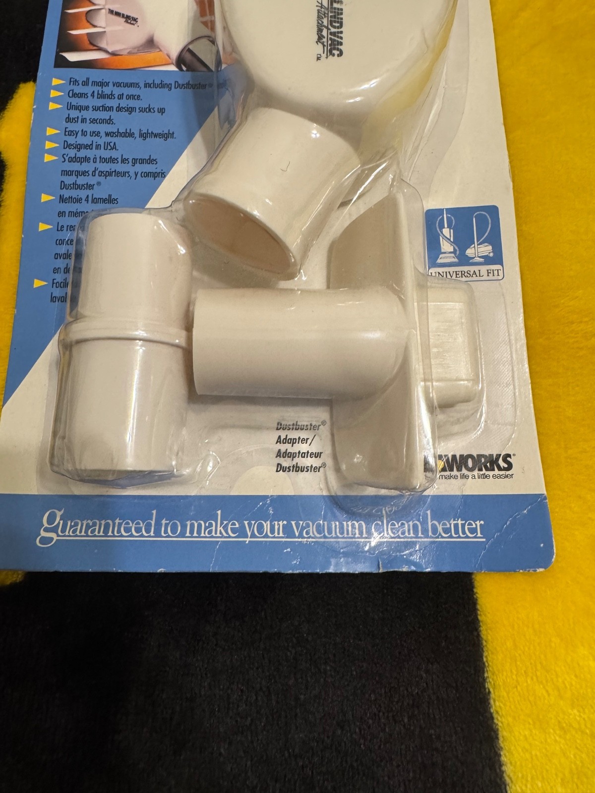 Ideaworks Mini Blind Accessories Vacuum Attachment Set Kit, Universal Fit, New
