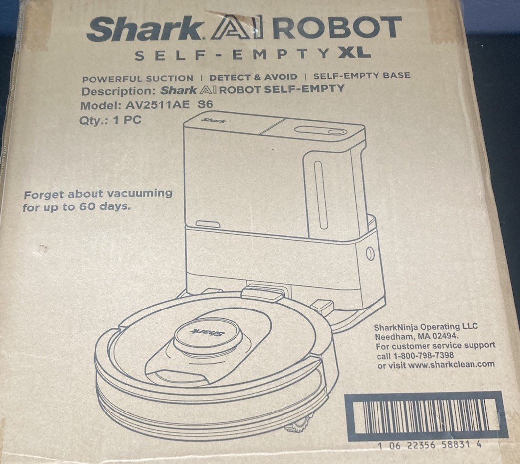 Shark AV2511AE AI Ultra Robot Vacuum With Base FOR PARTS ONLY