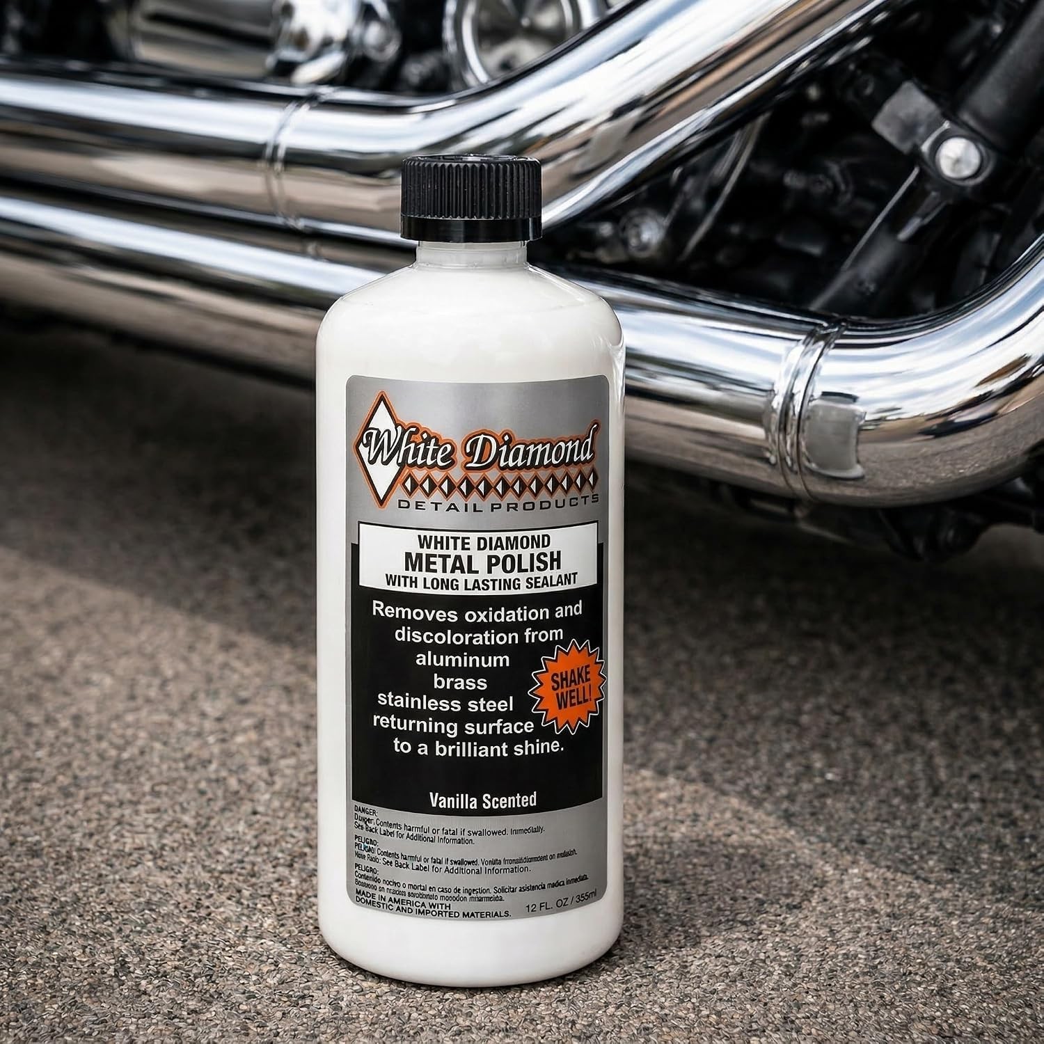 Metal Polish with Sealant Clean, Polish & Protect Aluminum, Brass, Chrome 12