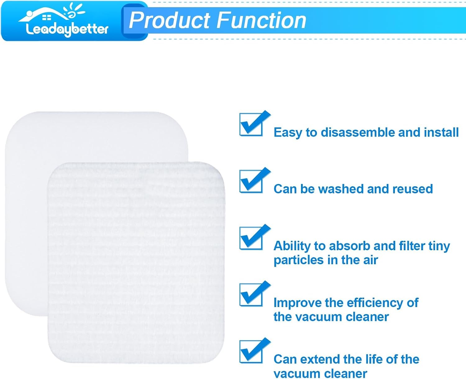 UV850 UV900 UV950 LA700 LA702 LA800 LA802 LA802C Foam Filter Replacement