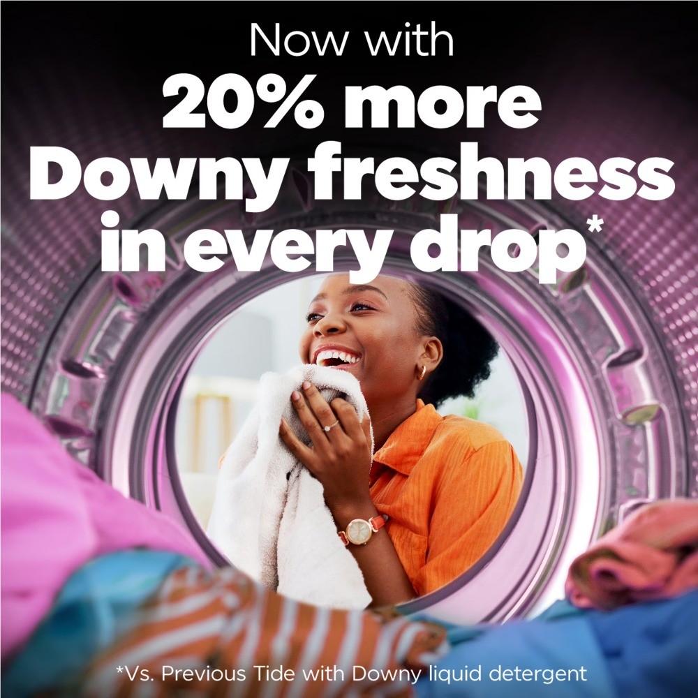Laundry Detergent Liquid Plus a Boost of Ultra Downy, 27 fl oz, 19 Loads