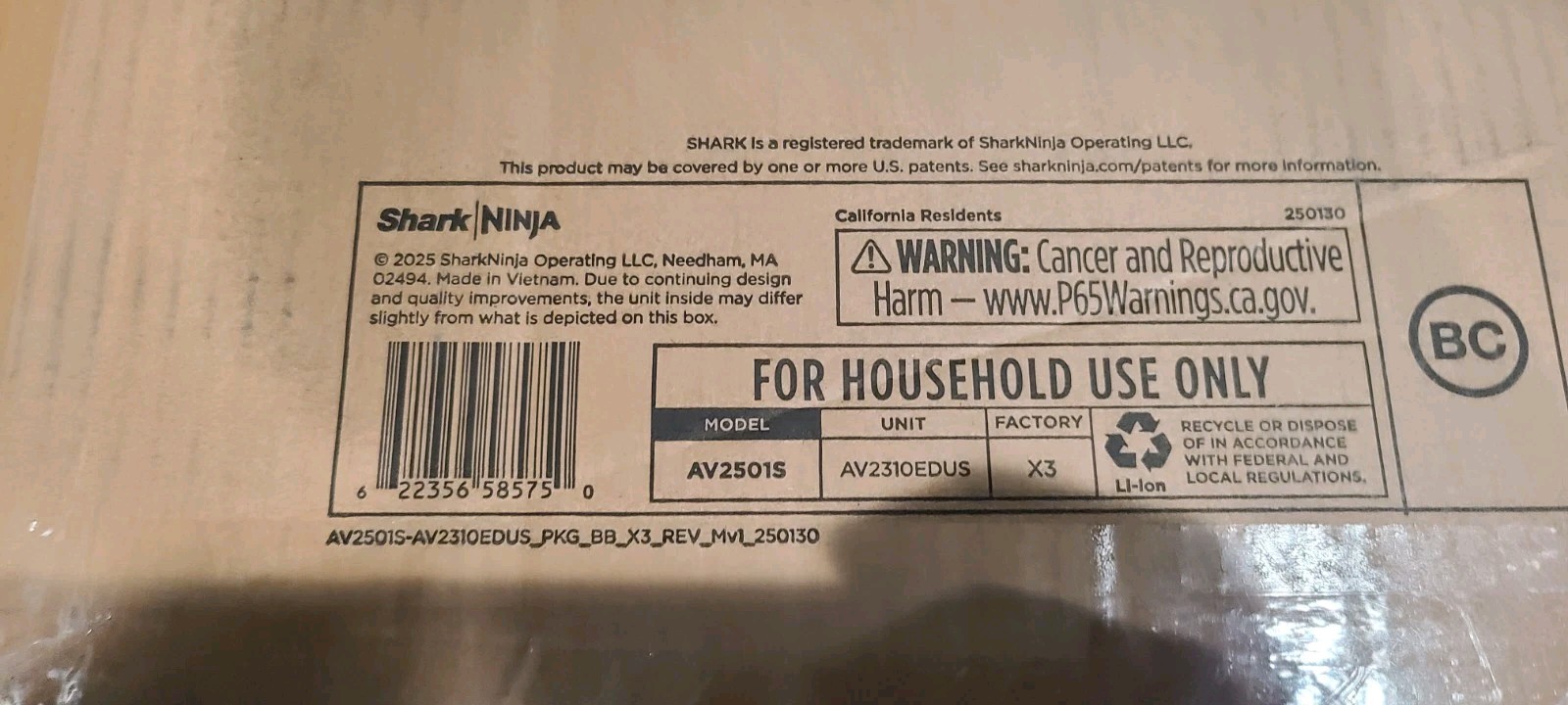 Shark AV2501S AI Ultra Robot Vacuum with Matrix Clean and Home Mapping