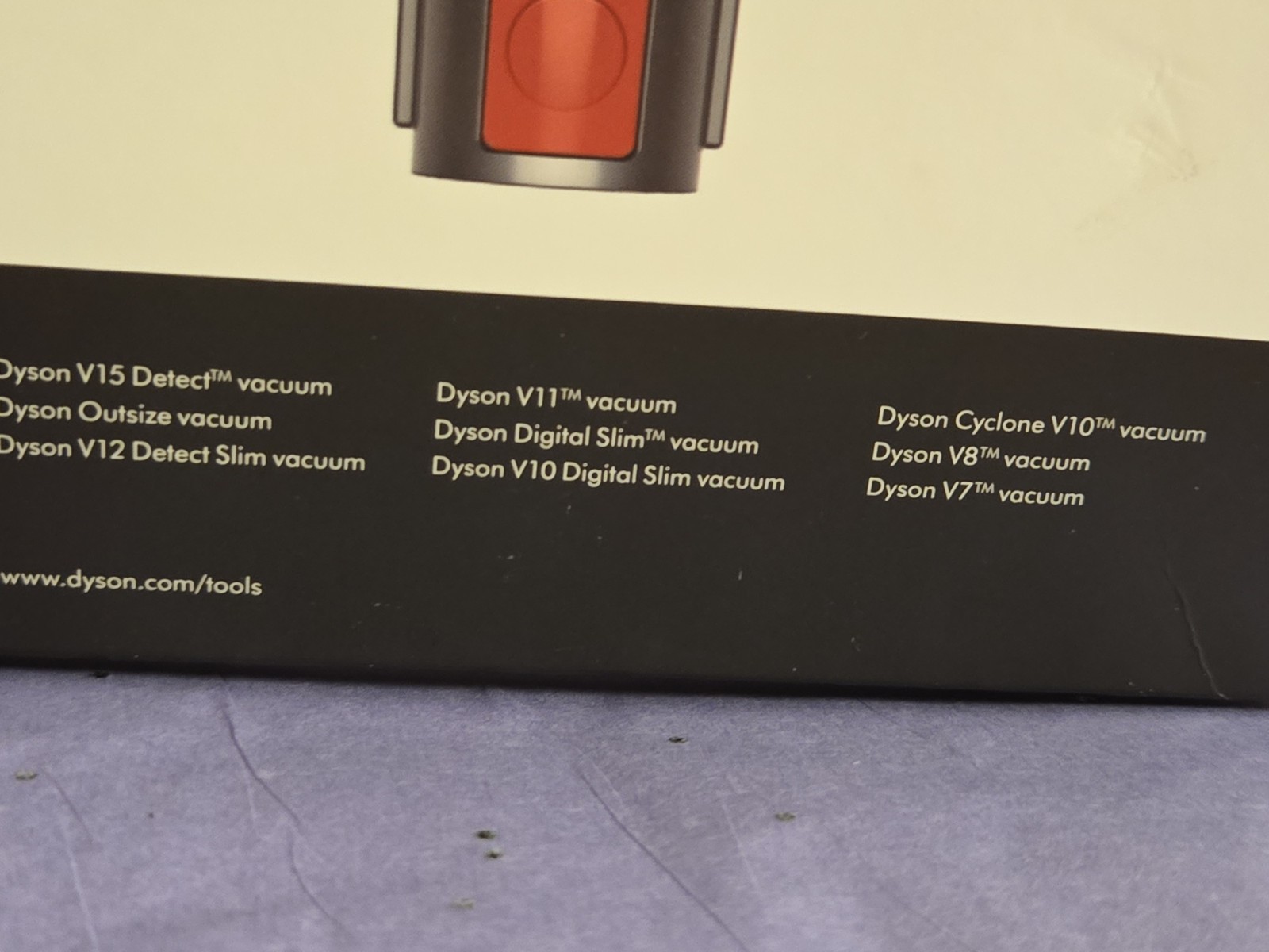 Genuine Dyson Stubborn Dirt Brush Attachment Tool 971429-01 New In Box OEM