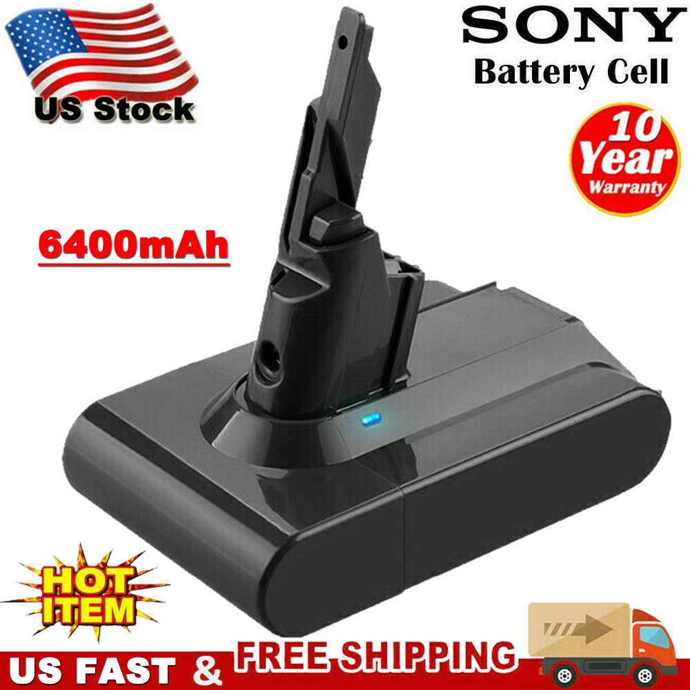21.6V 6400mAh Replacement Battery for Dyson V7 V7 Animal V7 Extra V7 Trigger US