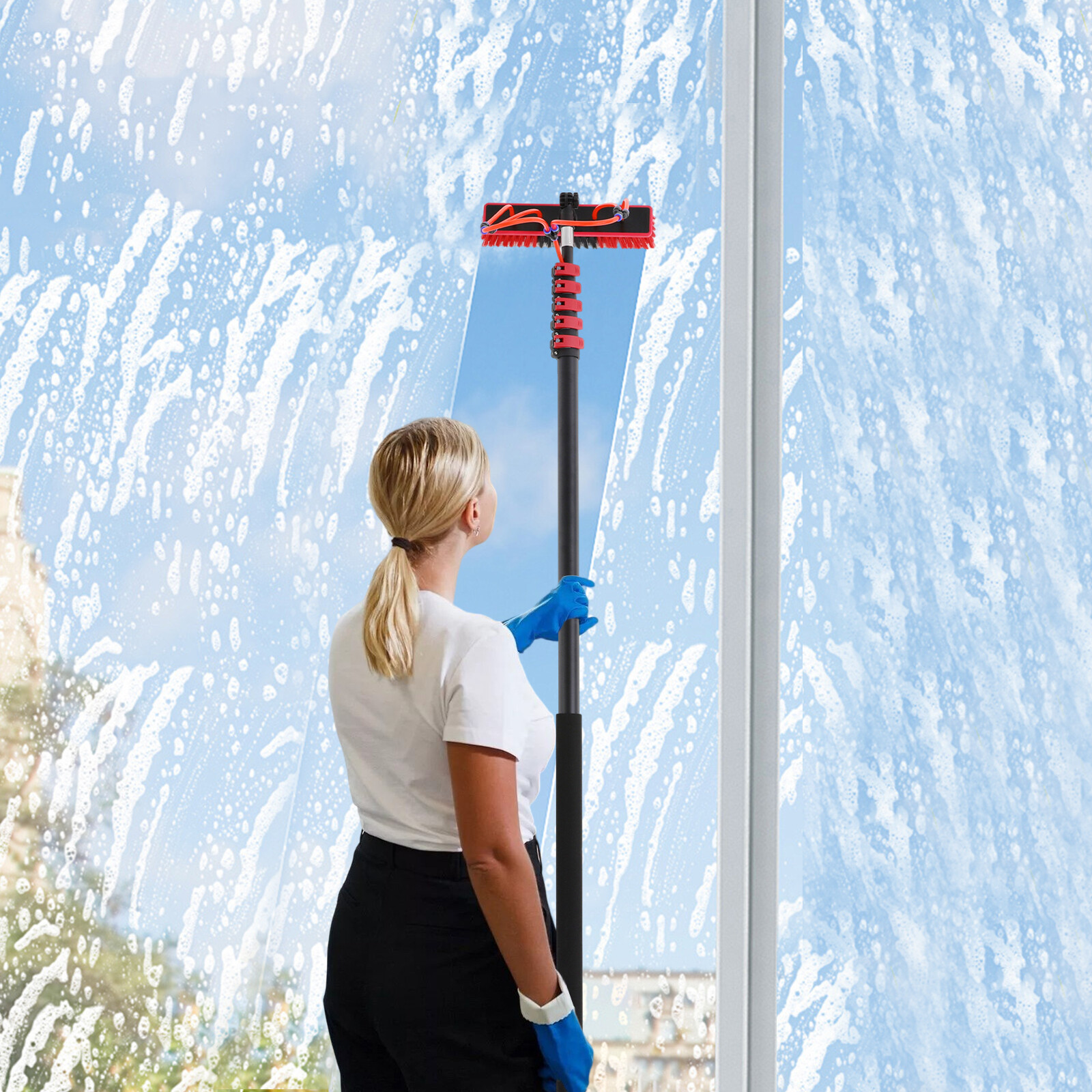 Window Cleaner 180 ° Window Cleaning Equipment Window Cleaning Tool for House US