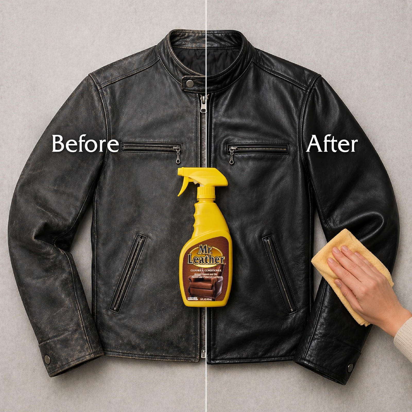 Cleaner and Conditioner – Safe for All Leather & Vinyl – Hydrate and Shine wi…