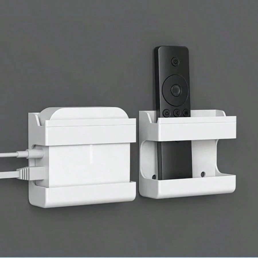 Wall Mounted Smart TV Remote Control Holder Home Office Organizer Storage Case