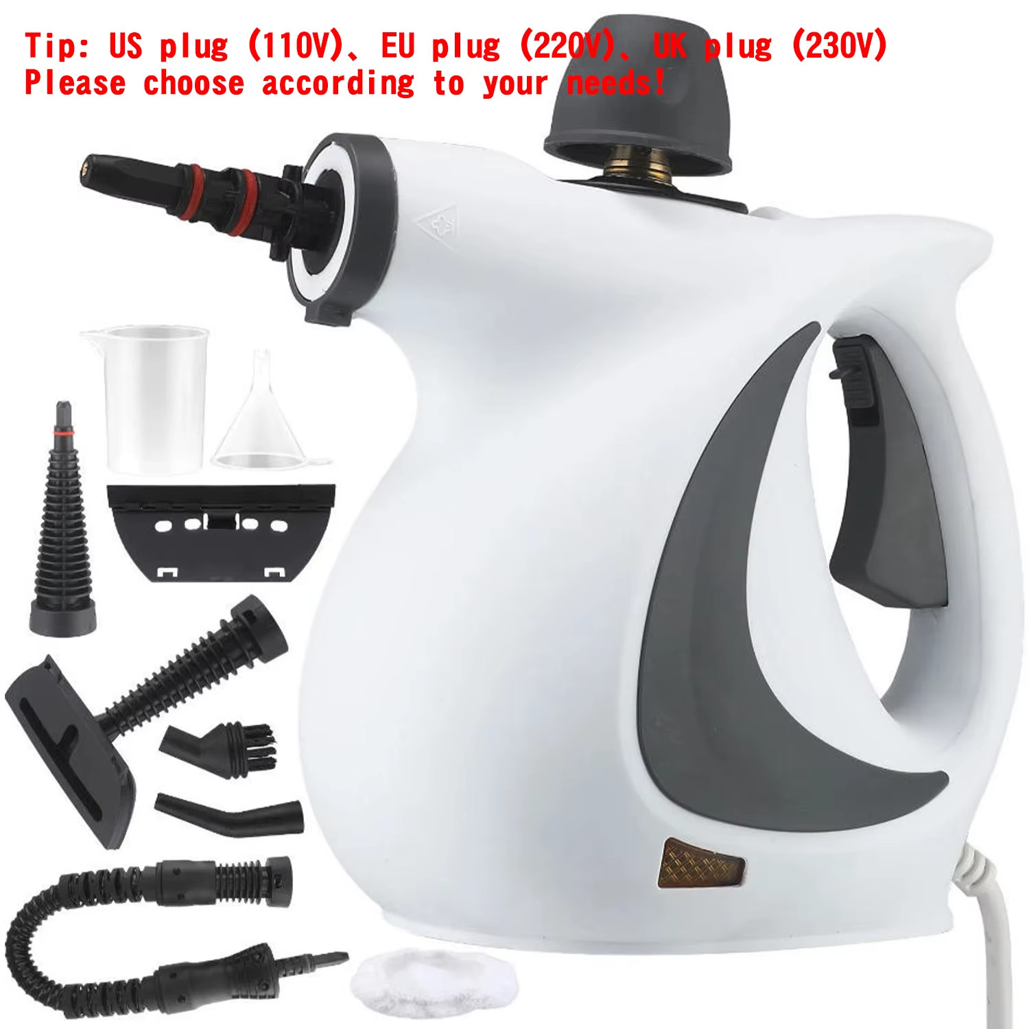 Pressurized Handheld Steam Cleaner for Home – Portable Multi-Purpose High Pressu