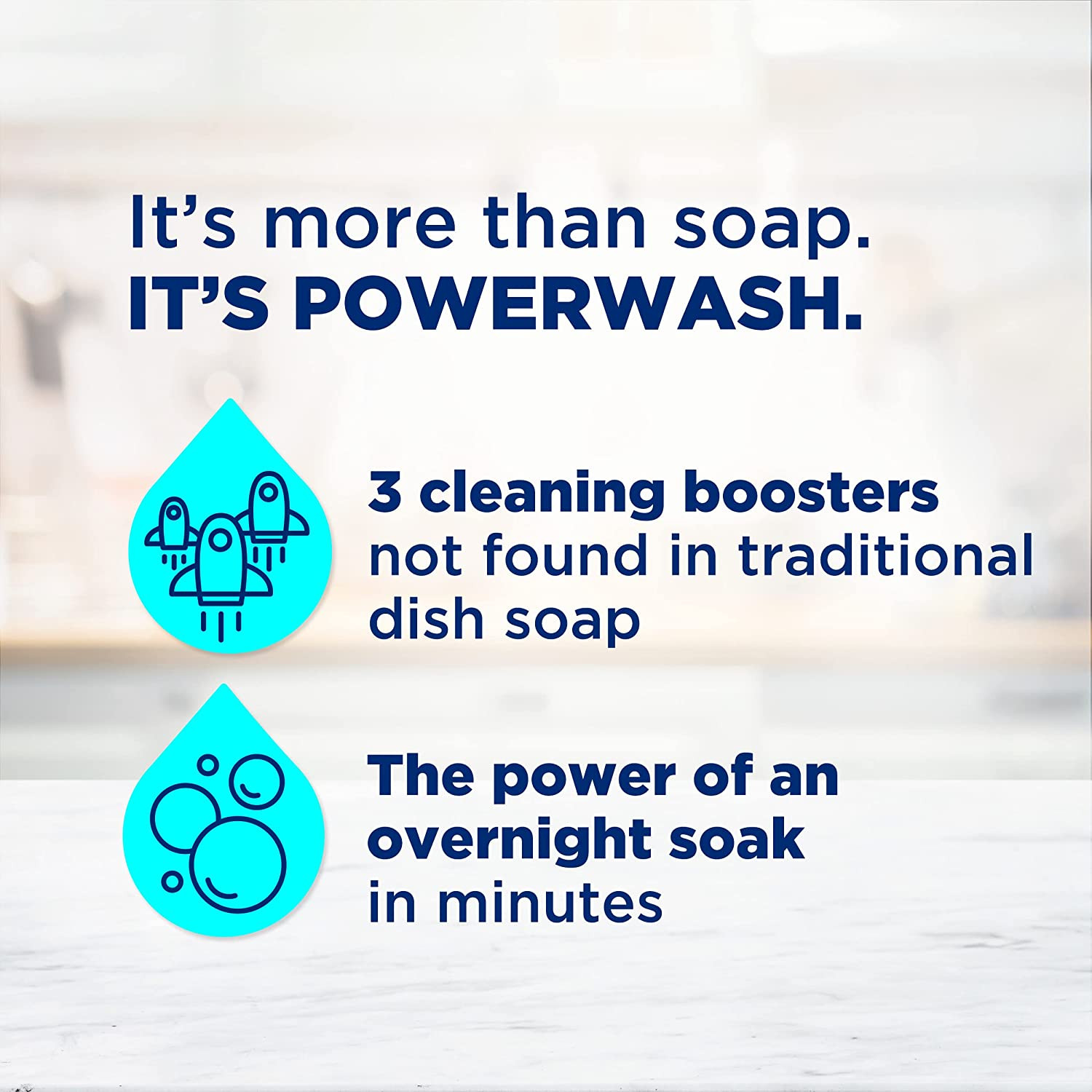 DISHWASHING LIQUID POWERWASH SPRAY Fresh Clean Dish Soap Cleaning Booster Tool