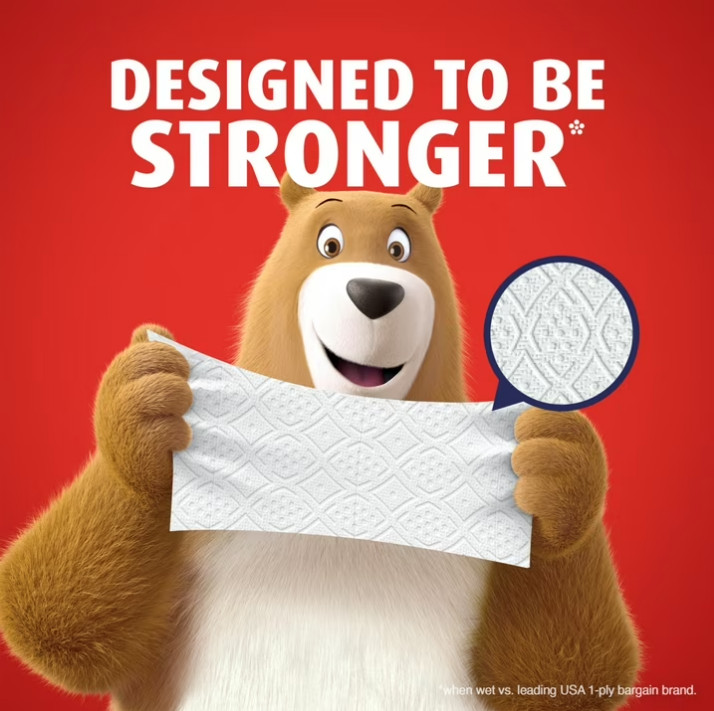 2 PACK Charmin Ultra Strong Toilet Paper 9 Mega XXL Rolls, 440 Sheets Per Roll
