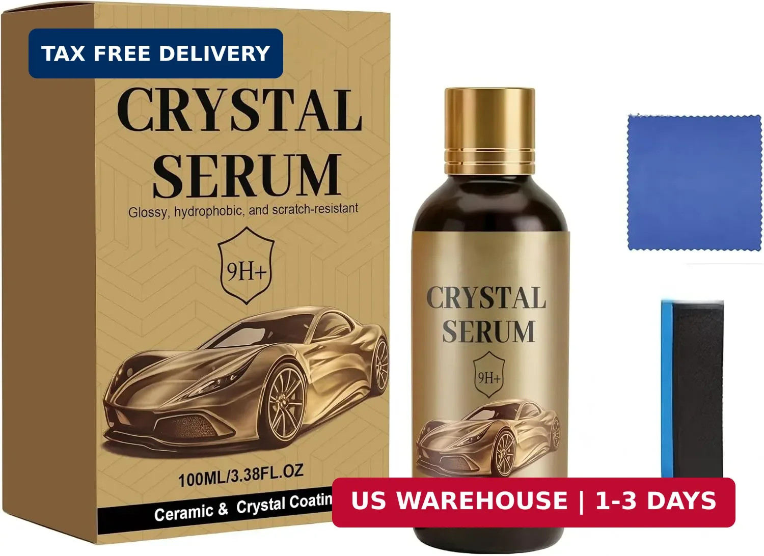 100ML Graphene Ceramic Coating for PTZ Crystal Serum Cars – Advanced 9H Protecti