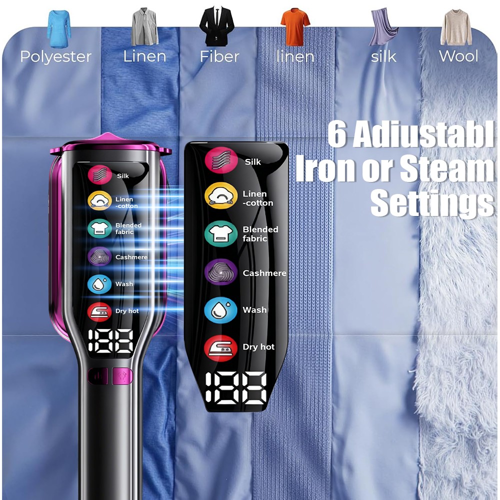 Portable Steamer for Clothes, Clothes Steamer Handheld, 1200W 2 in 1 Steam Iron