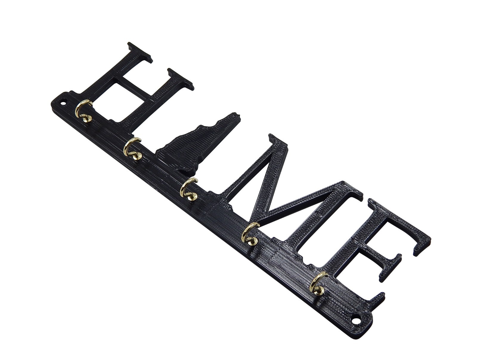 New Hampshire Home State Shape Key Holder Hanger Rack Housewarming Wall Gift
