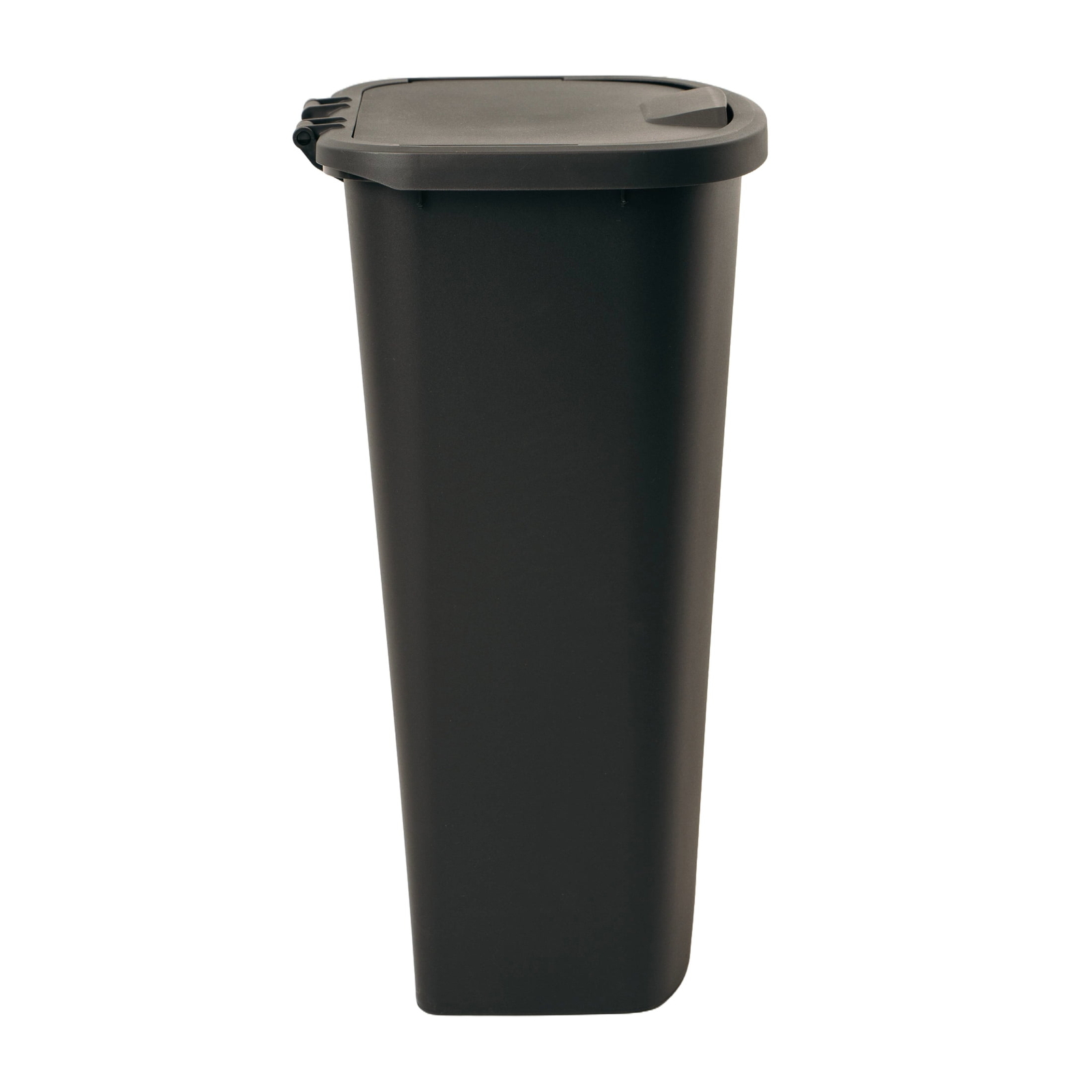 Black,11 Gallon Trash Can, Plastic Lift Top Kitchen Trash Can,