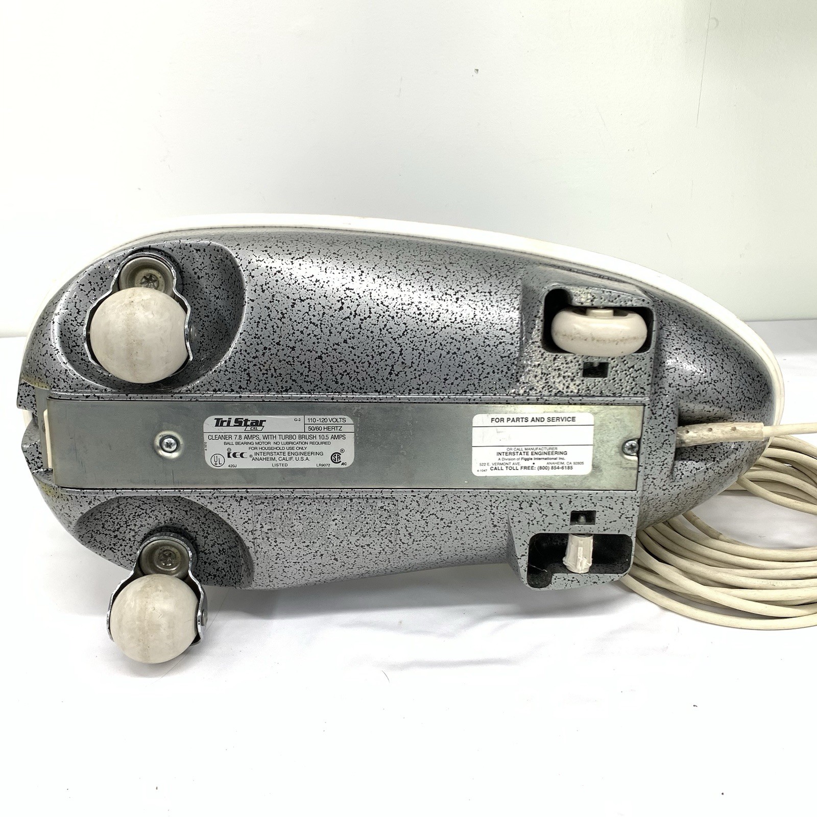 TRISTAR CXL Canister Vacuum Motor Body Unit Only – Tested/Working BROKEN WHEEL