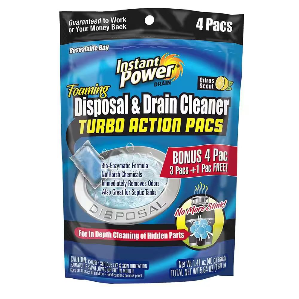 Foaming Disposal and Drain Cleaner 4-Pack