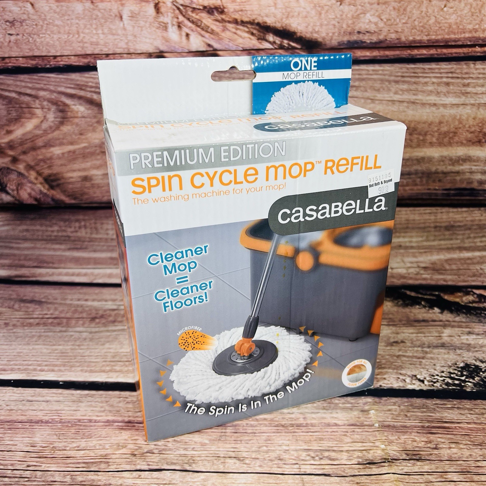 Casabella Spin Cycle Mop Refill “New”