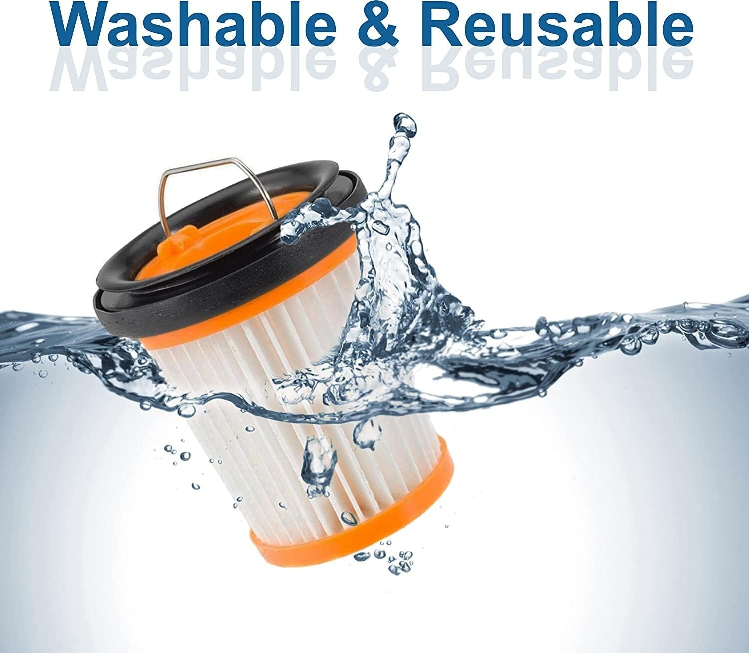 3-Pack Detachable Dust Cup Filter for Shark ION W1 S87 WV200 WV201 WV205 WV220