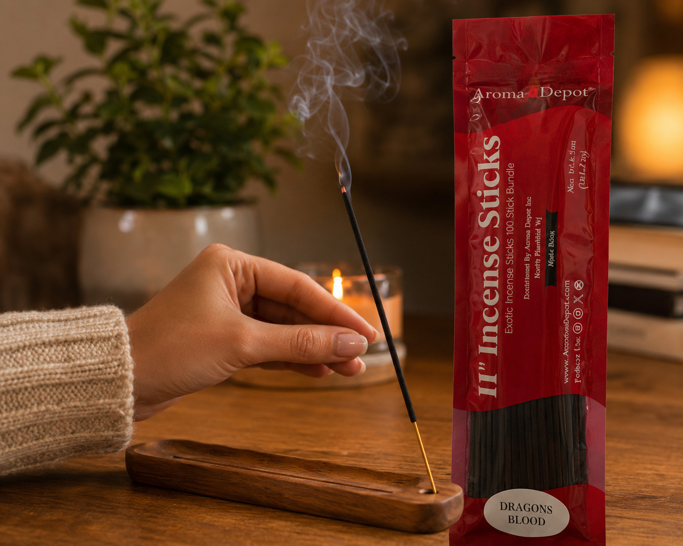 11” Incense Sticks 100 Bulk Pack Hand Dipped Mix Match Wholesale Huge Variety