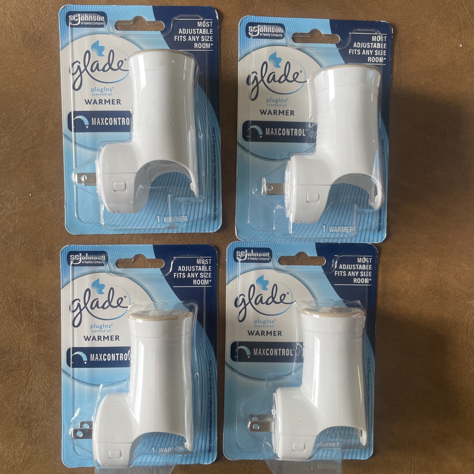 Lot Of 4 Glade Plugins Scented Oil Warmer Holder
