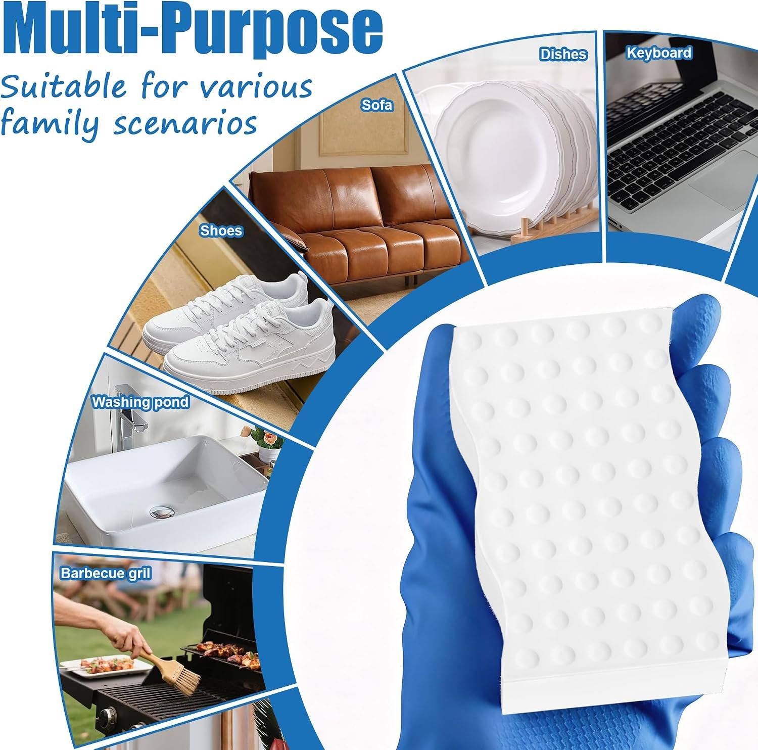 20 Pack Magic Sponges Cleaning Eraser, 2X Density Melamine Sponges | Cleaning Pa